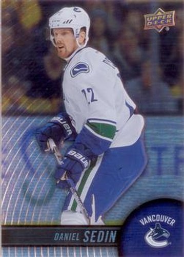 #22 Daniel Sedin - Vancouver Canucks - 2017-18 Upper Deck Tim Hortons Hockey