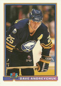 #22 Dave Andreychuk - Buffalo Sabres - 1991-92 Bowman Hockey