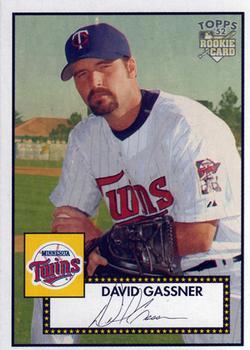 #22 Dave Gassner - Minnesota Twins - 2006 Topps 1952 Edition Baseball