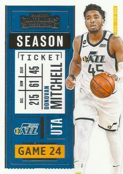 #22 Donovan Mitchell - Utah Jazz - 2020-21 Panini Contenders Basketball