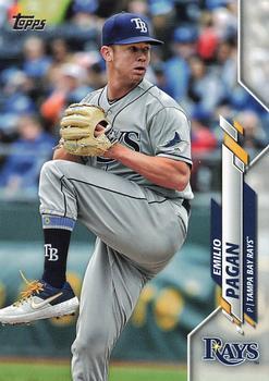 #22 Emilio Pagan - Tampa Bay Rays - 2020 Topps Baseball