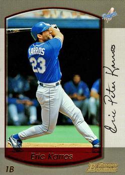 #22 Eric Karros - Los Angeles Dodgers - 2000 Bowman Baseball