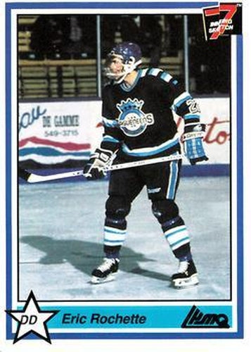 #22 Eric Rochette - Chicoutimi Sagueneens - 1990-91 7th Inning Sketch QMJHL Hockey