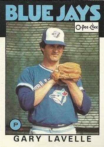 #22 Gary Lavelle - Toronto Blue Jays - 1986 O-Pee-Chee Baseball