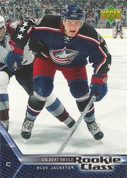 #22 Gilbert Brule - Columbus Blue Jackets - 2005-06 Upper Deck Rookie Class Box Set Hockey