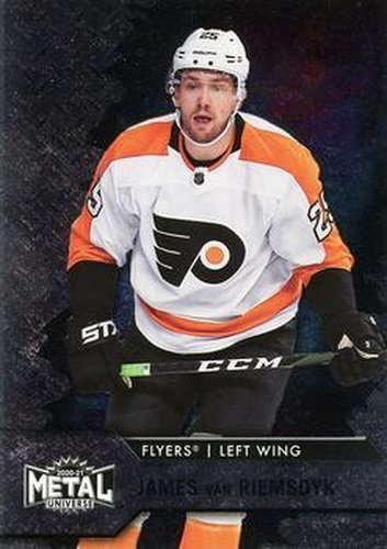 #22 James van Riemsdyk - Philadelphia Flyers - 2020-21 Skybox Metal Universe Hockey