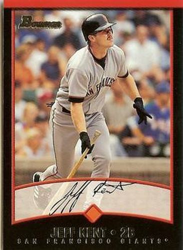 #22 Jeff Kent - San Francisco Giants - 2001 Bowman Baseball