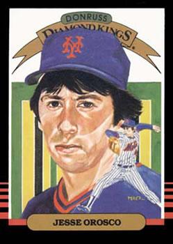 #22 Jesse Orosco - New York Mets - 1985 Donruss Baseball