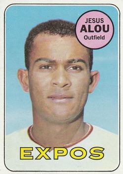 #22 Jesus Alou - Montreal Expos - 1969 Topps Baseball