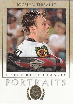 #22 Jocelyn Thibault - Chicago Blackhawks - 2002-03 Upper Deck Classic Portraits Hockey