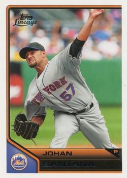 #22 Johan Santana - New York Mets - 2011 Topps Lineage Baseball