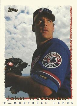 #22 John Wetteland - Montreal Expos - 1995 Topps Baseball