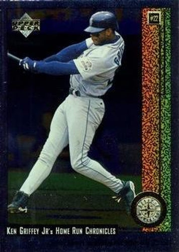 #22 Ken Griffey Jr. - Seattle Mariners - 1998 Upper Deck - Ken Griffey Jr.'s Home Run Chronicles Baseball
