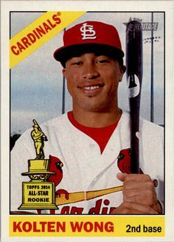 #22 Kolten Wong - St. Louis Cardinals - 2015 Topps Heritage Baseball