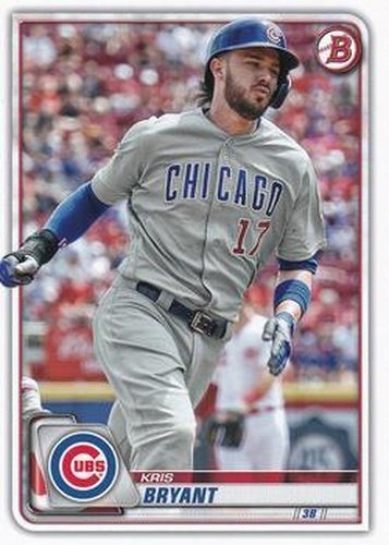 #22 Kris Bryant - Chicago Cubs - 2020 Bowman Baseball