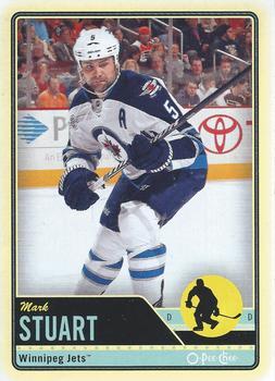 #22 Mark Stuart - Winnipeg Jets - 2012-13 O-Pee-Chee Hockey