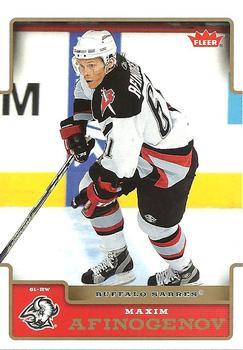 #22 Maxim Afinogenov - Buffalo Sabres - 2006-07 Fleer Hockey