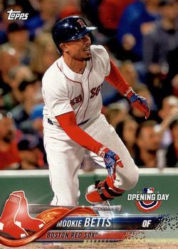 #22 Mookie Betts - Boston Red Sox - 2018 Topps Opening Day Baseball
