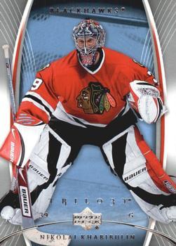 #22 Nikolai Khabibulin - Chicago Blackhawks - 2007-08 Upper Deck Trilogy Hockey
