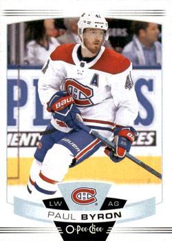 #22 Paul Byron - Montreal Canadiens - 2019-20 O-Pee-Chee Hockey