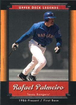 #22 Rafael Palmeiro - Texas Rangers - 2001 Upper Deck Legends Baseball