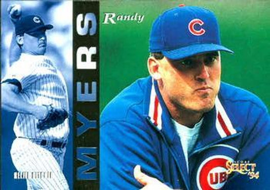 #22 Randy Myers - Chicago Cubs - 1994 Select Baseball