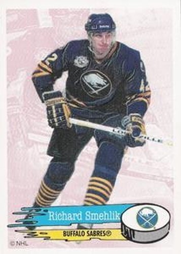 #22 Richard Smehlik - Buffalo Sabres - 1995-96 Panini Hockey Stickers