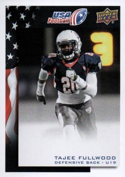 #22 Tajee Fullwood - USA - 2014 Upper Deck USA Football