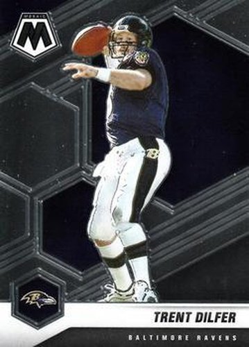 #22 Trent Dilfer - Baltimore Ravens - 2021 Panini Mosaic Football