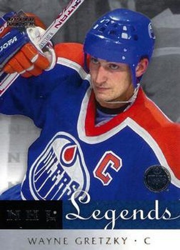 #22 Wayne Gretzky - Edmonton Oilers - 2001-02 Upper Deck Legends Hockey