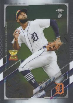 #22 Willi Castro - Detroit Tigers - 2021 Topps Chrome Ben Baller Edition Baseball