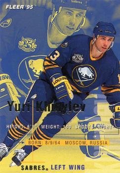 #22 Yuri Khmylev - Buffalo Sabres - 1994-95 Fleer Hockey