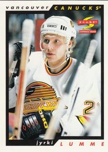 #22 Jyrki Lumme - Vancouver Canucks - 1996-97 Score Hockey