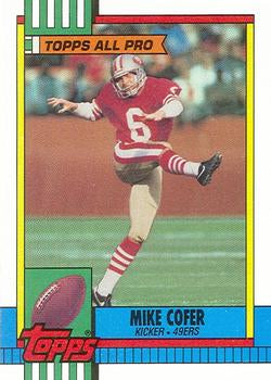 #22 Mike Cofer - San Francisco 49ers - 1990 Topps Football