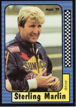 #22 Sterling Marlin - Junior Johnson & Associates - 1991 Maxx Racing