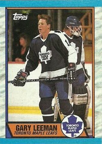 #22 Gary Leeman - Toronto Maple Leafs - 1989-90 Topps Hockey