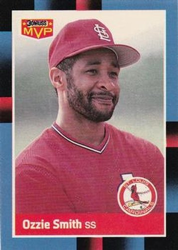 #BC-22 Ozzie Smith - St. Louis Cardinals - 1988 Donruss Baseball - Bonus MVP's