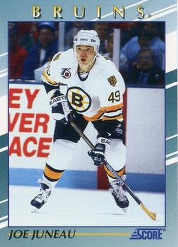#22 Joe Juneau - Boston Bruins - 1992-93 Score Young Superstars Hockey