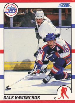 #22 Dale Hawerchuk - Winnipeg Jets - 1990-91 Score Hottest and Rising Stars Hockey