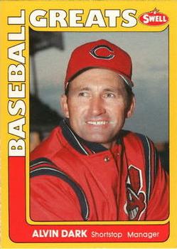 #22 Alvin Dark - Cleveland Indians - 1991 Swell Baseball Greats