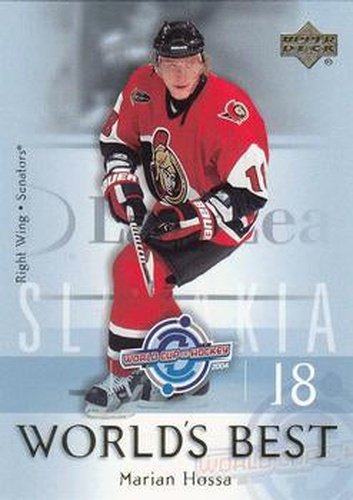 #WB22 Marian Hossa - Ottawa Senators - 2004-05 Upper Deck Hockey - World's Best