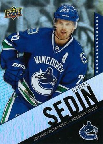 #22 Daniel Sedin - Vancouver Canucks - 2015-16 Upper Deck Tim Hortons Hockey