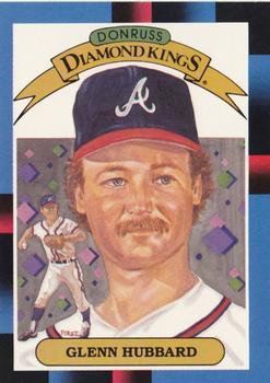#22 Glenn Hubbard - Atlanta Braves - 1988 Donruss Baseball
