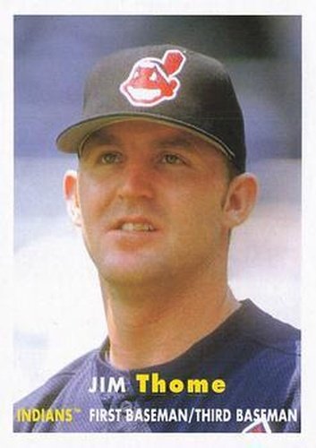 #22 Jim Thome - Cleveland Indians - 2021 Topps Archives Baseball