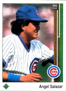 #222 Angel Salazar - Chicago Cubs - 1989 Upper Deck Baseball