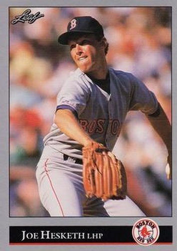 #22 Joe Hesketh - Boston Red Sox - 1992 Leaf Baseball
