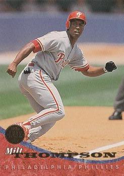 #22 Milt Thompson - Philadelphia Phillies - 1994 Leaf Baseball