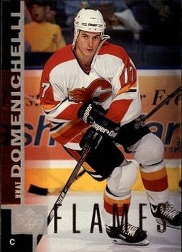 #22 Hnat Domenichelli - Calgary Flames - 1997-98 Upper Deck Hockey