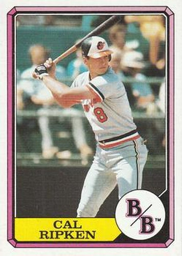 #22 Cal Ripken - Baltimore Orioles - 1987 Topps Boardwalk and Baseball