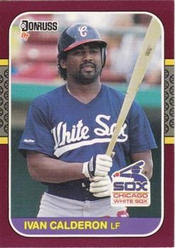 #230 Ivan Calderon - Chicago White Sox - 1987 Donruss Opening Day Baseball